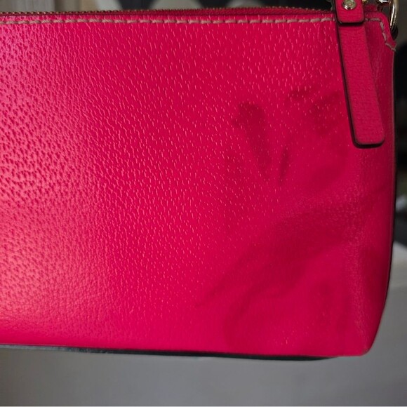 Pink Sapphire Kate Spade Wellesley Byrd Shoulder Bag 6x11 Flaw - Picture 3 of 8